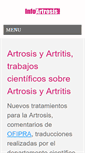 Mobile Screenshot of infoartrosis.com.ar